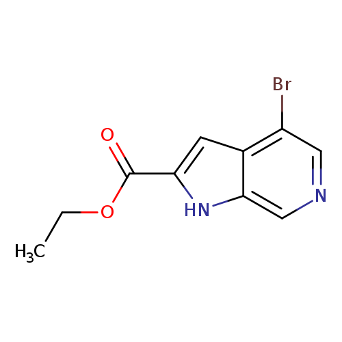 CCOC(=O)c1cc2c([nH]1)cncc2Br
