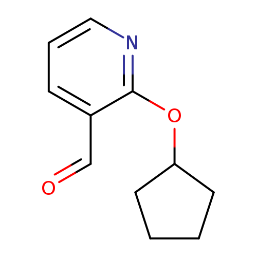 O=Cc1cccnc1OC1CCCC1