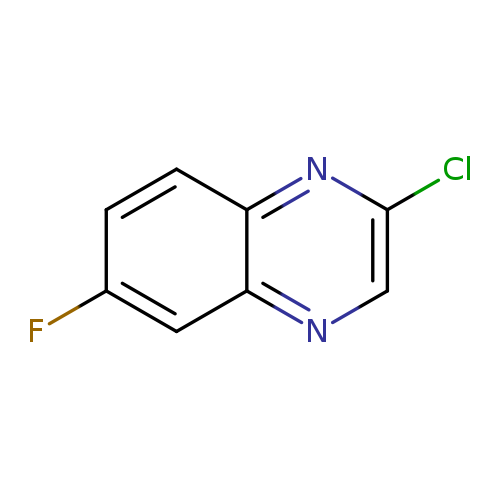 Fc1ccc2c(c1)ncc(n2)Cl