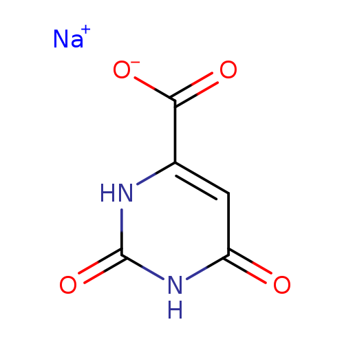 O=c1[nH]c(=O)[nH]c(c1)C(=O)[O-].[Na+]