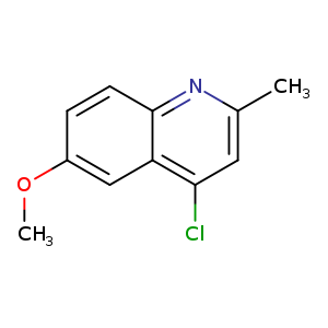 COc1ccc2c(c1)c(Cl)cc(n2)C