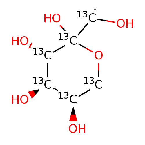 O[13C][13C]1(O)O[13CH2][13C@H]([13C@H]([13C@@H]1O)O)O