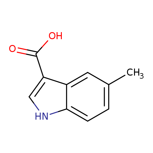 Cc1ccc2c(c1)c(c[nH]2)C(=O)O