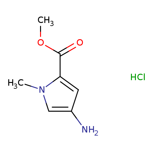 Cn1cc(cc1C(=O)OC)N.Cl