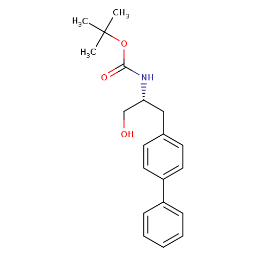 OC[C@@H](Cc1ccc(cc1)c1ccccc1)NC(=O)OC(C)(C)C