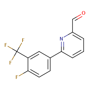 O=Cc1cccc(n1)c1ccc(c(c1)C(F)(F)F)F