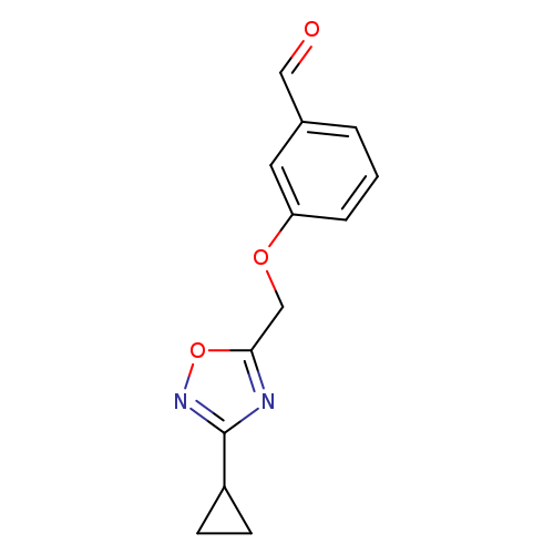 O=Cc1cccc(c1)OCc1onc(n1)C1CC1