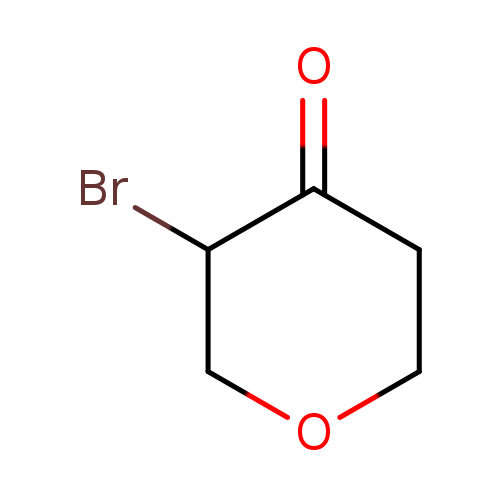 O=C1CCOCC1Br