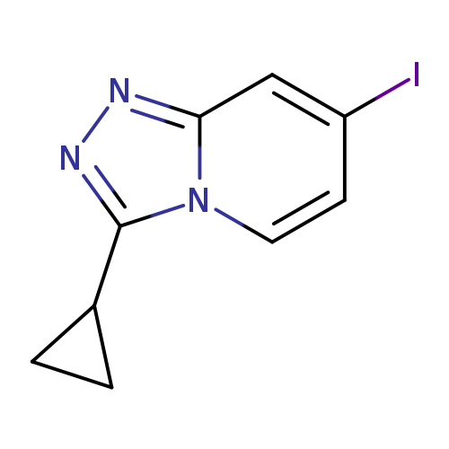 Ic1ccn2c(c1)nnc2C1CC1