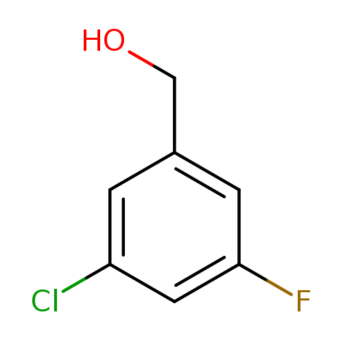 OCc1cc(F)cc(c1)Cl