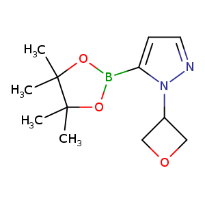 CC1(C)OB(OC1(C)C)c1ccnn1C1COC1
