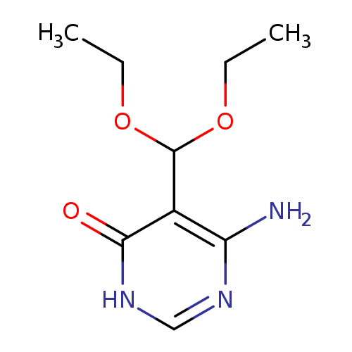 CCOC(c1c(N)nc[nH]c1=O)OCC