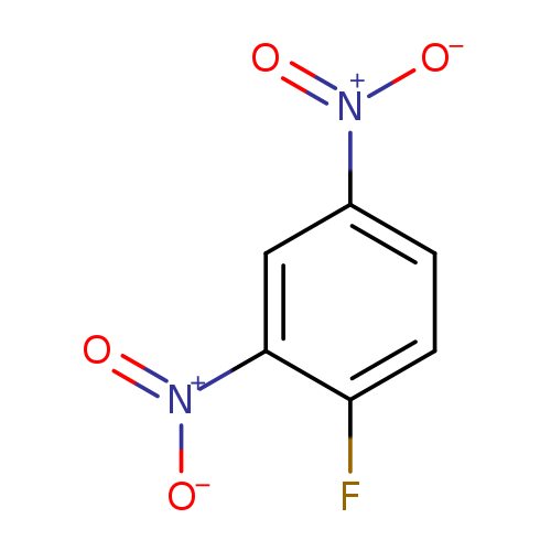 [O-][N+](=O)c1ccc(c(c1)[N+](=O)[O-])F
