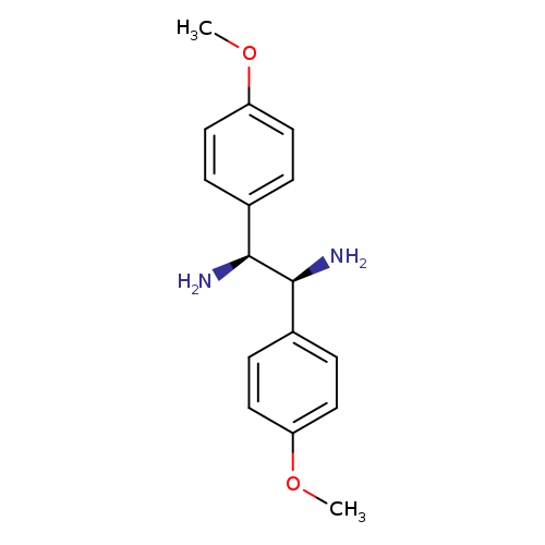 COc1ccc(cc1)[C@@H]([C@H](c1ccc(cc1)OC)N)N