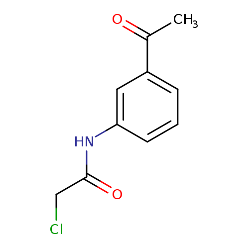 ClCC(=O)Nc1cccc(c1)C(=O)C