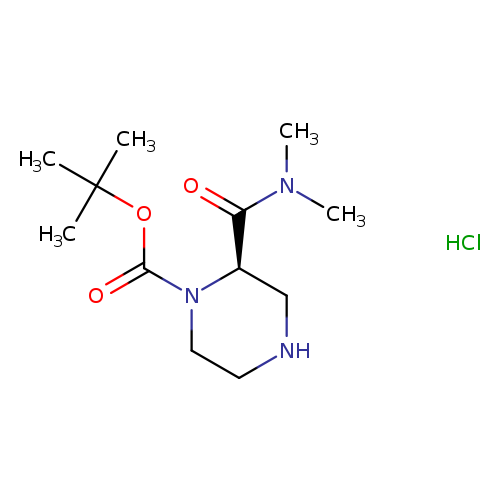 O=C([C@H]1CNCCN1C(=O)OC(C)(C)C)N(C)C.Cl