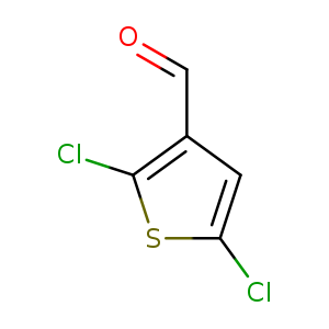 O=Cc1cc(sc1Cl)Cl
