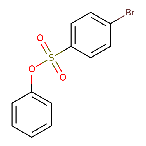 Brc1ccc(cc1)S(=O)(=O)Oc1ccccc1