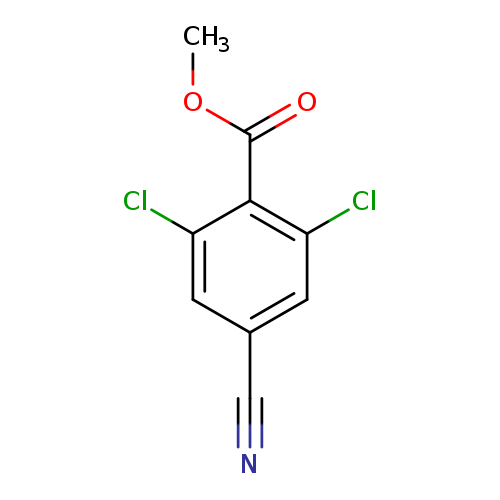 COC(=O)c1c(Cl)cc(cc1Cl)C#N