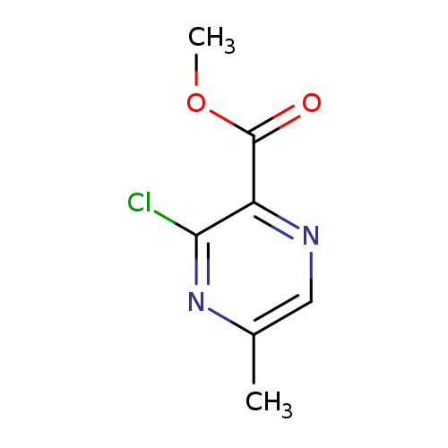 COC(=O)c1ncc(nc1Cl)C