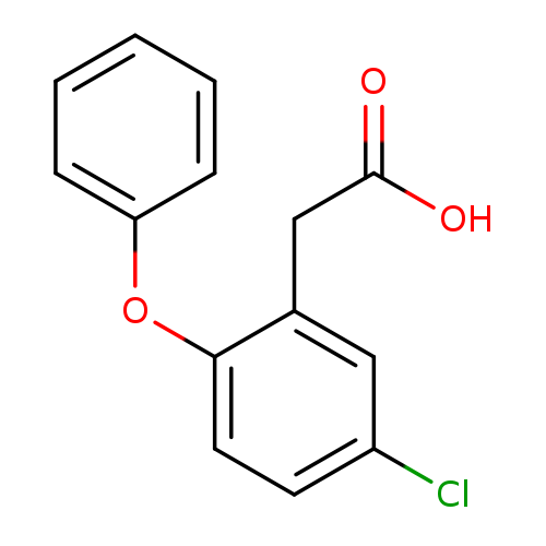 OC(=O)Cc1cc(Cl)ccc1Oc1ccccc1