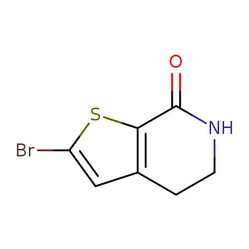 Brc1cc2c(s1)C(=O)NCC2