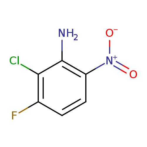 [O-][N+](=O)c1ccc(c(c1N)Cl)F