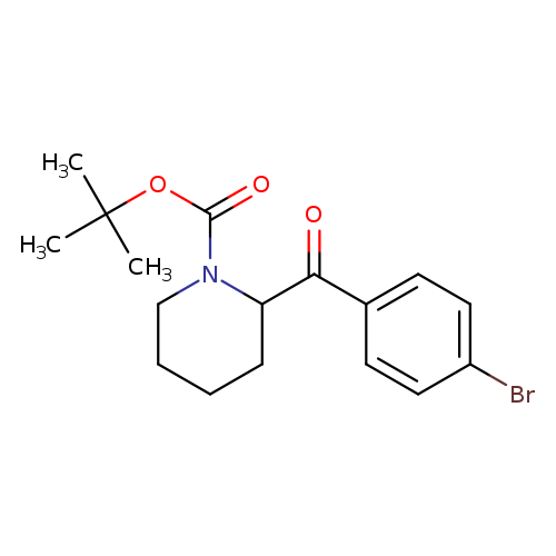 Brc1ccc(cc1)C(=O)C1CCCCN1C(=O)OC(C)(C)C