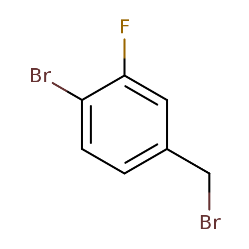 BrCc1ccc(c(c1)F)Br