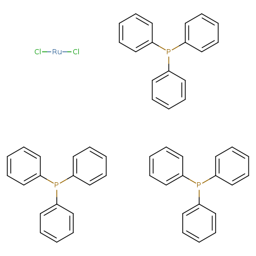 c1ccc(cc1)P(c1ccccc1)c1ccccc1.c1ccc(cc1)P(c1ccccc1)c1ccccc1.c1ccc(cc1)P(c1ccccc1)c1ccccc1.Cl[Ru]Cl