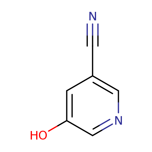 Oc1cc(cnc1)C#N