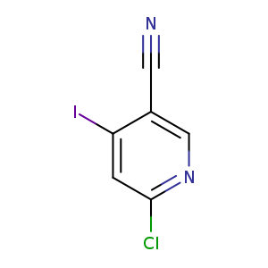 Clc1cc(I)c(cn1)C#N