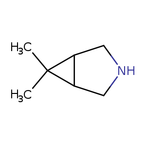 CC1(C)C2C1CNC2