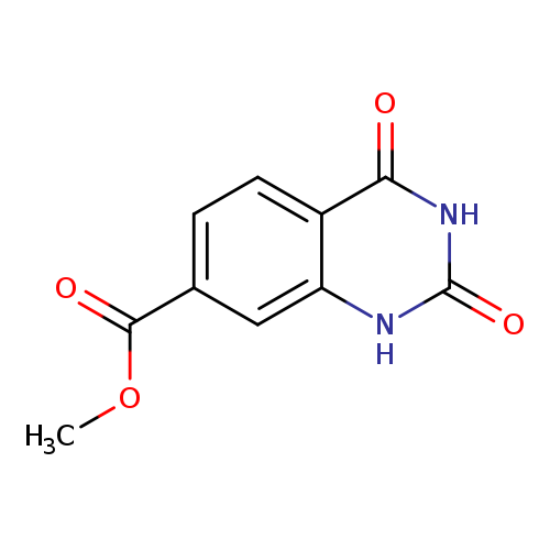 COC(=O)c1ccc2c(c1)[nH]c(=O)[nH]c2=O