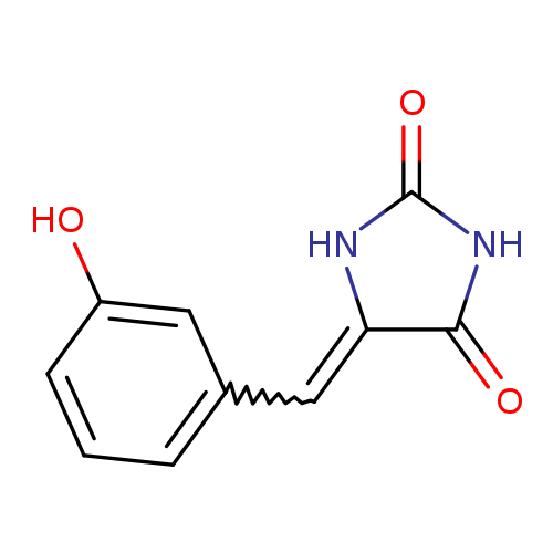 O=C1NC(=O)C(=Cc2cccc(c2)O)N1