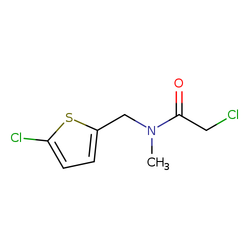ClCC(=O)N(Cc1ccc(s1)Cl)C