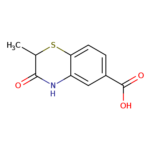 O=C1Nc2cc(ccc2SC1C)C(=O)O