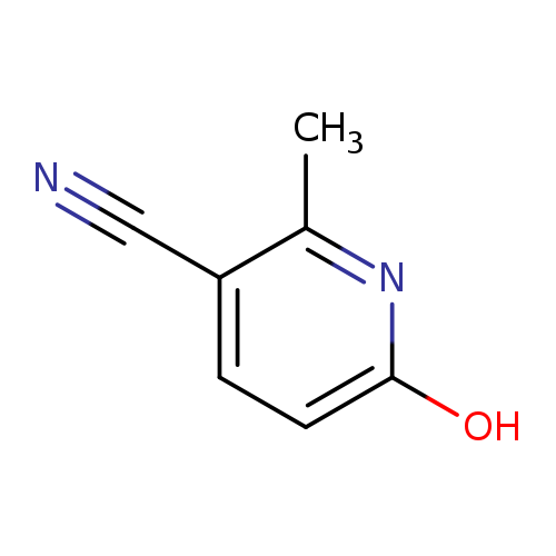 Cc1nc(O)ccc1C#N