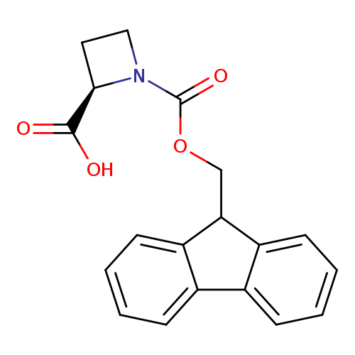 OC(=O)[C@H]1CCN1C(=O)OCC1c2ccccc2c2c1cccc2