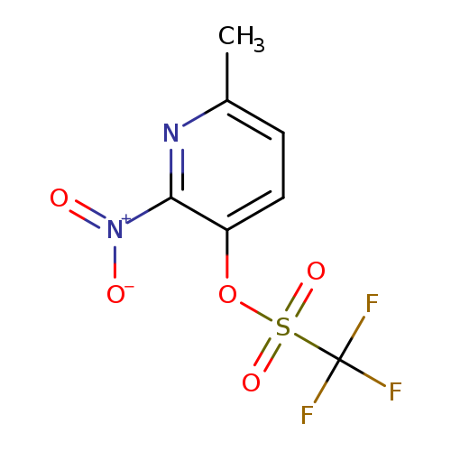 Cc1ccc(c(n1)[N+](=O)[O-])OS(=O)(=O)C(F)(F)F