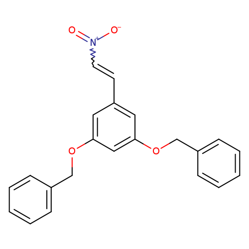 [O-][N+](=O)C=Cc1cc(OCc2ccccc2)cc(c1)OCc1ccccc1