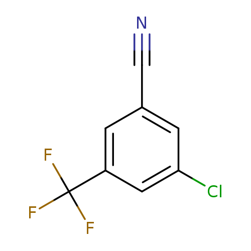 N#Cc1cc(Cl)cc(c1)C(F)(F)F