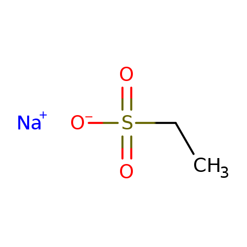 CCS(=O)(=O)[O-].[Na+]