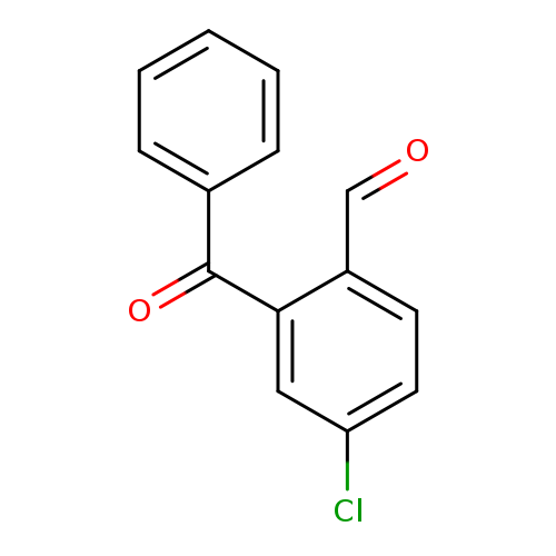 O=Cc1ccc(cc1C(=O)c1ccccc1)Cl