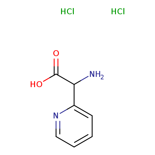 OC(=O)C(c1ccccn1)N.Cl.Cl