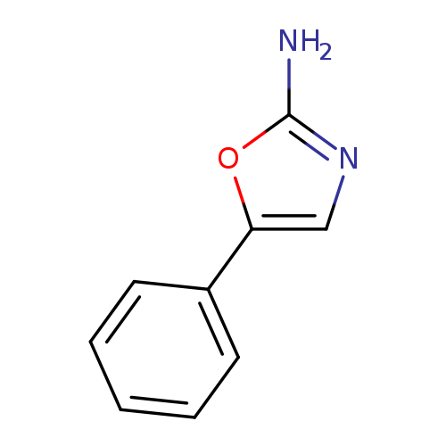 Nc1ncc(o1)c1ccccc1