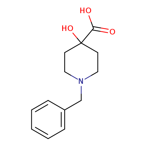 OC(=O)C1(O)CCN(CC1)Cc1ccccc1