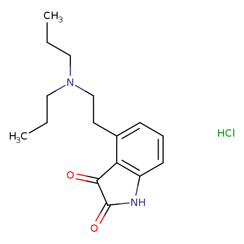 CCCN(CCC)CCc1cccc2c1C(=O)C(=O)N2.Cl
