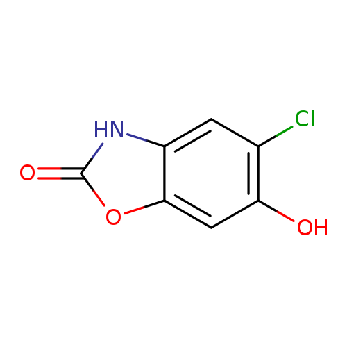 O=c1[nH]c2c(o1)cc(c(c2)Cl)O