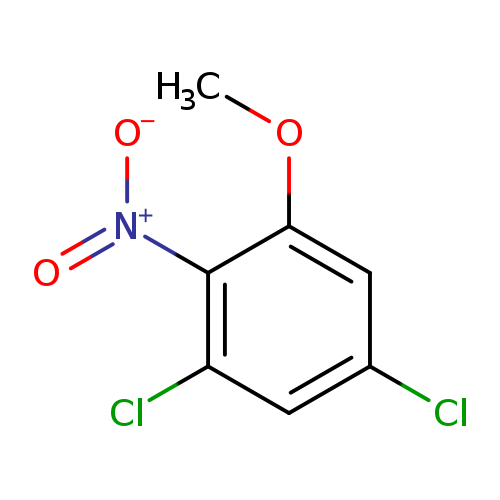COc1cc(Cl)cc(c1[N+](=O)[O-])Cl